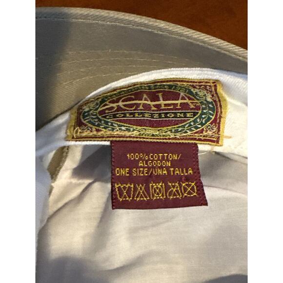 Large Brim Scala Men’s Khaki Brown Baseball cap One Size - Picture 3 of 4